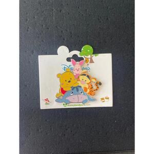 Disneyland Paris Winnie the Pooh and friends pin